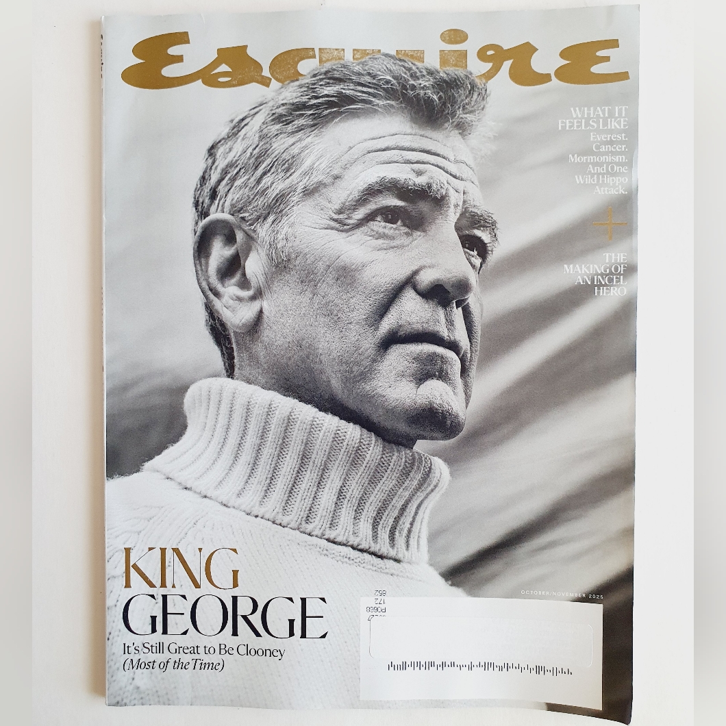 Esquire Magazine OctoberNovember 2025  George Clooney